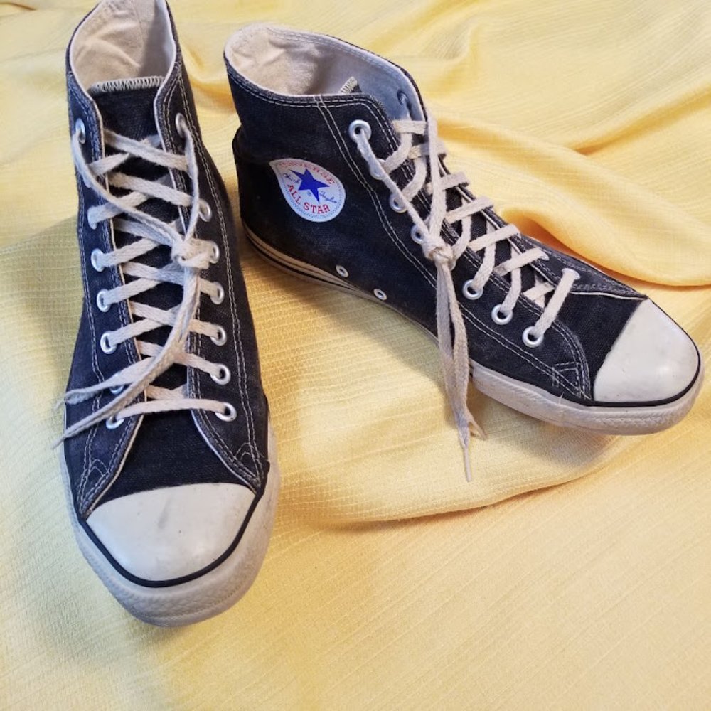 Vintage Converse Chuck Taylor All Star  Hemp High Top Mens size 9.5